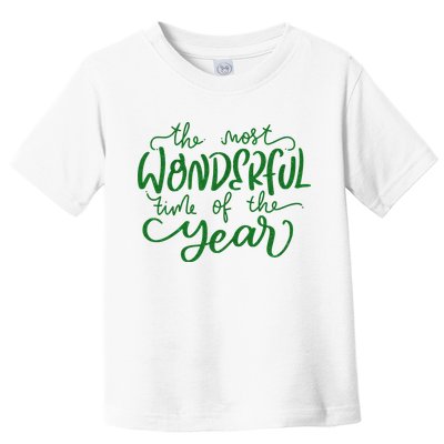 It's The Wonderful Time Of The Year Christmas Season Festive Toddler T-Shirt