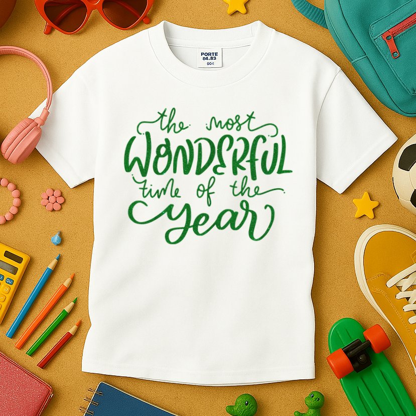 It's The Wonderful Time Of The Year Christmas Season Festive Kids T-Shirt