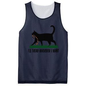 ILl Tread Wherever I Want Cat Ladies For Kamala Funny Gift Mesh Reversible Basketball Jersey Tank