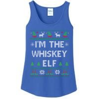 IM The Whiskey Elf Funny Whisky Lover Ugly Christmas Pajama Gift Ladies Essential Tank