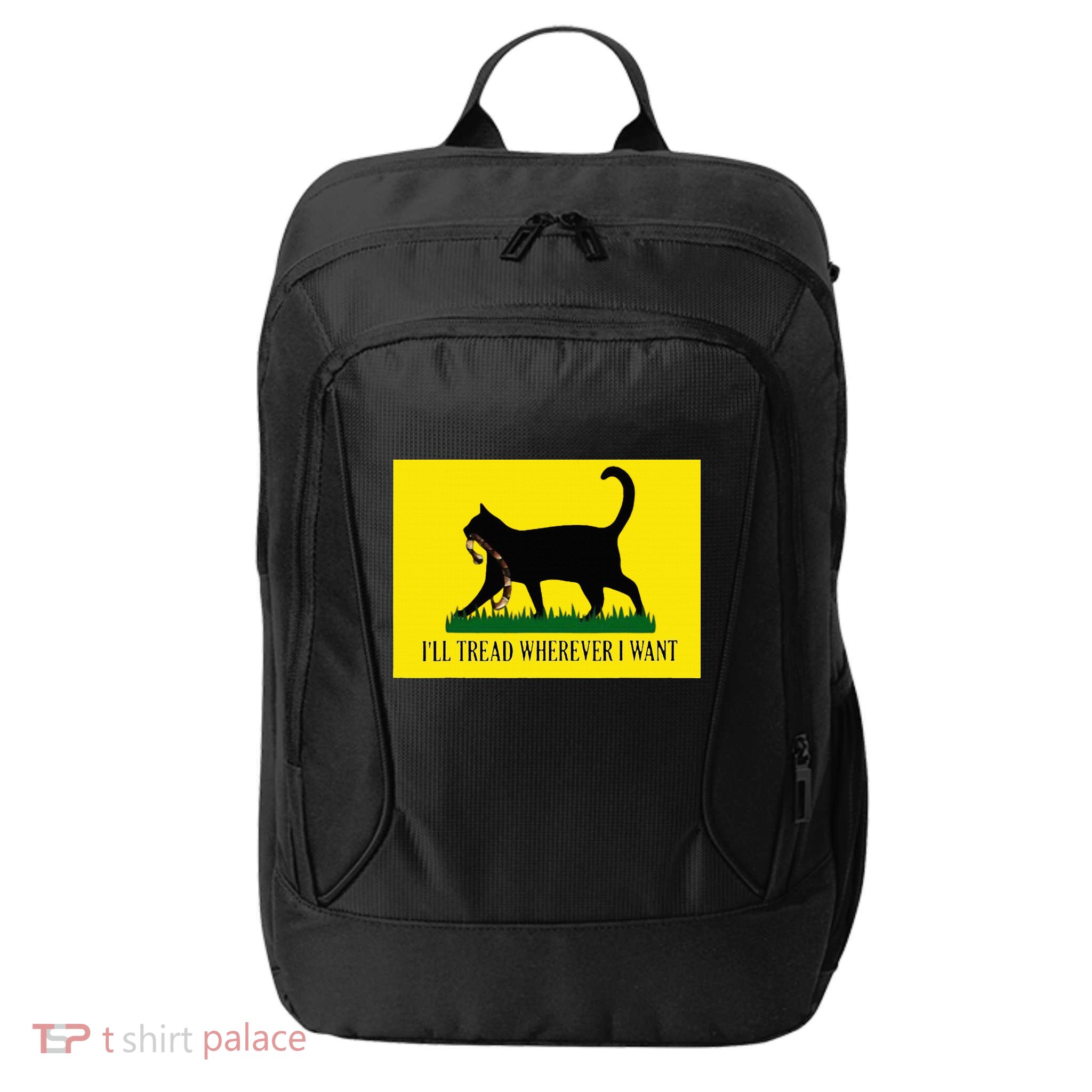 ILl Tread Wherever I Want Childless Cat Lady For Kamala City Backpack