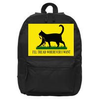 ILl Tread Wherever I Want Childless Cat Lady For Kamala 16 in Basic Backpack