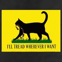 ILl Tread Wherever I Want Childless Cat Lady For Kamala Golf Towel