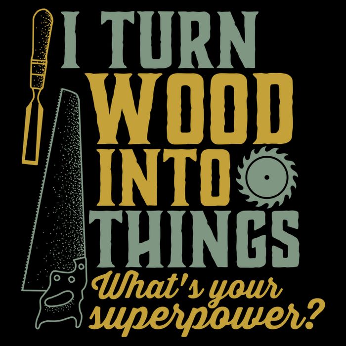I Turn Wood Into Things Funny Woodworker Carpenter Gift Cooling Performance Crew T-Shirt