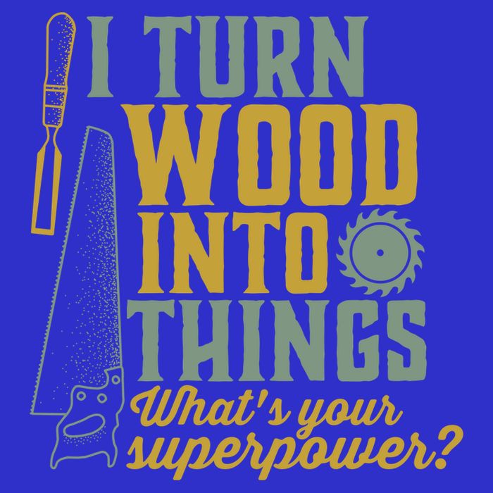 I Turn Wood Into Things Funny Woodworker Carpenter Gift Kids T-Shirt