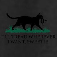 I’Ll Tread Wherever I Want Sweetie Cat Lady 25L Jumbo Tote