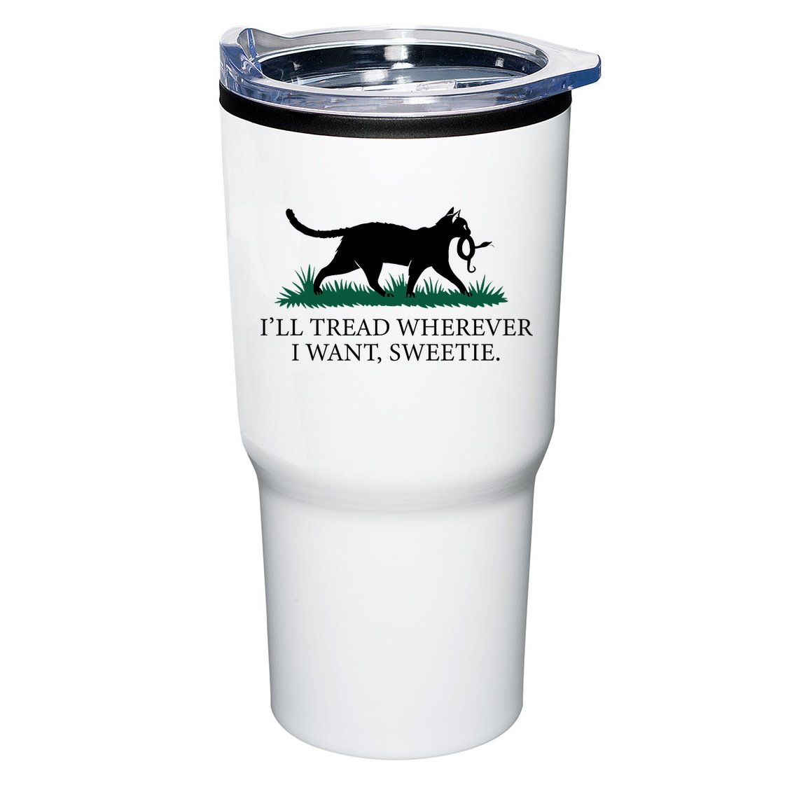 I’Ll Tread Wherever I Want Sweetie Cat Lady Tumbler