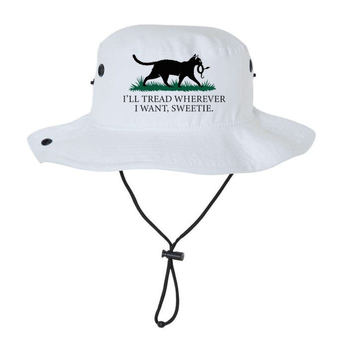 I’Ll Tread Wherever I Want Sweetie Cat Lady Legacy Cool Fit Booney Bucket Hat