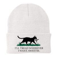 I’Ll Tread Wherever I Want Sweetie Cat Lady Knit Cap Winter Beanie