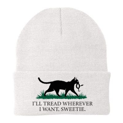 I’Ll Tread Wherever I Want Sweetie Cat Lady Knit Cap Winter Beanie