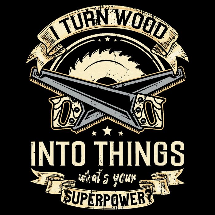 I Turn wood into things what's your superpower carpenter Sustainable Bucket Hat
