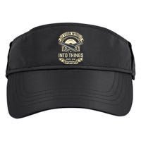 I Turn wood into things what's your superpower carpenter Adult Drive Performance Visor