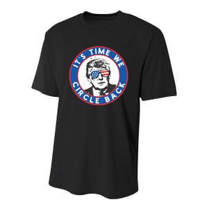 It's Time We Circle Back To Trump Youth Performance Sprint T-Shirt