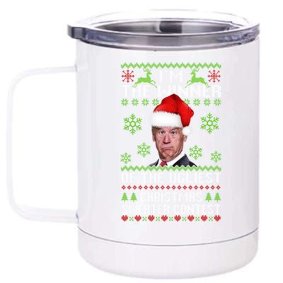 I'm The Winning Of The Ugliest Xmas Anticute Giftbiden Gift 12 oz Stainless Steel Tumbler Cup