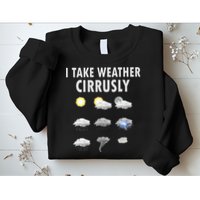 I Take Weather Cirrusly Meteorology Meteorologist Sweatshirt