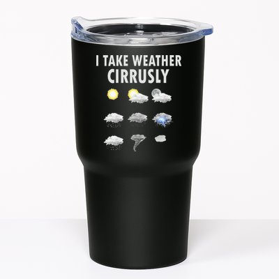 I Take Weather Cirrusly Meteorology Meteorologist Tumbler