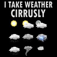 I Take Weather Cirrusly Meteorology Meteorologist Mousepad