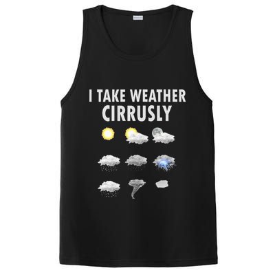 I Take Weather Cirrusly Meteorology Meteorologist PosiCharge Competitor Tank