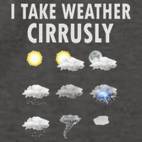 I Take Weather Cirrusly Meteorology Meteorologist Vector Backpack