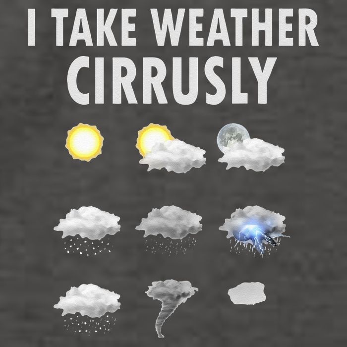 I Take Weather Cirrusly Meteorology Meteorologist Vector Backpack