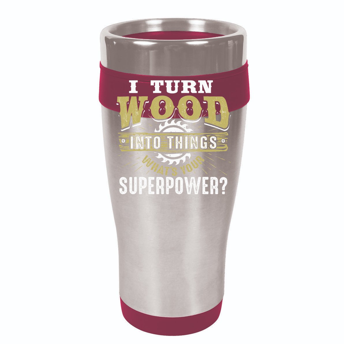 I Turn Wood into Things Superpower  Woodworking  Cooling Performance Long Sleeve Crew