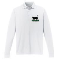 Ill Tread Wherever I Want Childless Cat Lady For Kamala Performance Long Sleeve Polo