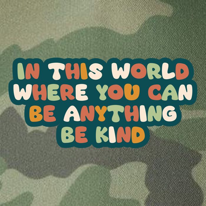 In This World Where You Can Be Anything Be Kind Legacy Tie Dye Trucker Hat