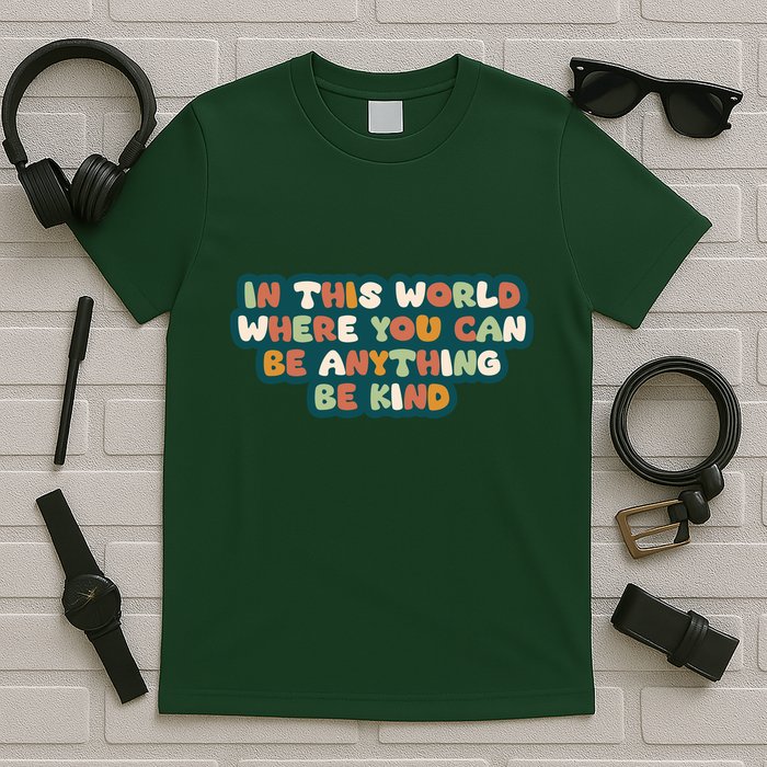 In This World Where You Can Be Anything Be Kind T-Shirt