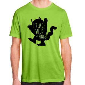 I Teach Wild Things Adult ChromaSoft Performance T-Shirt