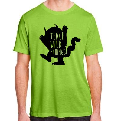 I Teach Wild Things Adult ChromaSoft Performance T-Shirt