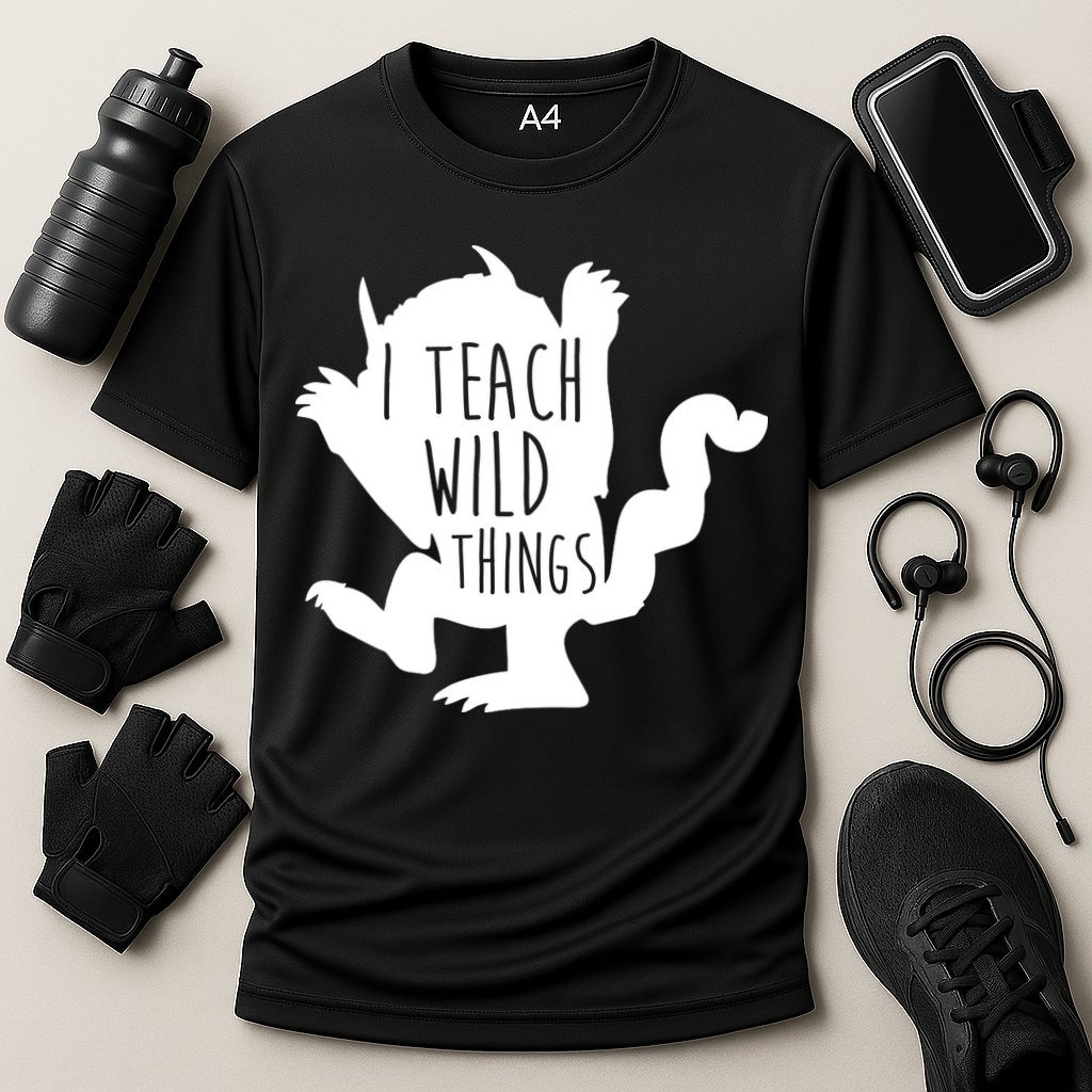 I Teach Wild Things Performance Shirt