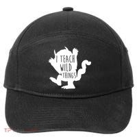 I Teach Wild Things 7-Panel Snapback Hat