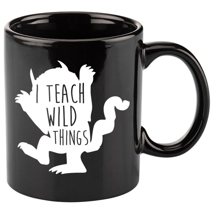 I Teach Wild Things 11oz C Handle Ceramic Mug