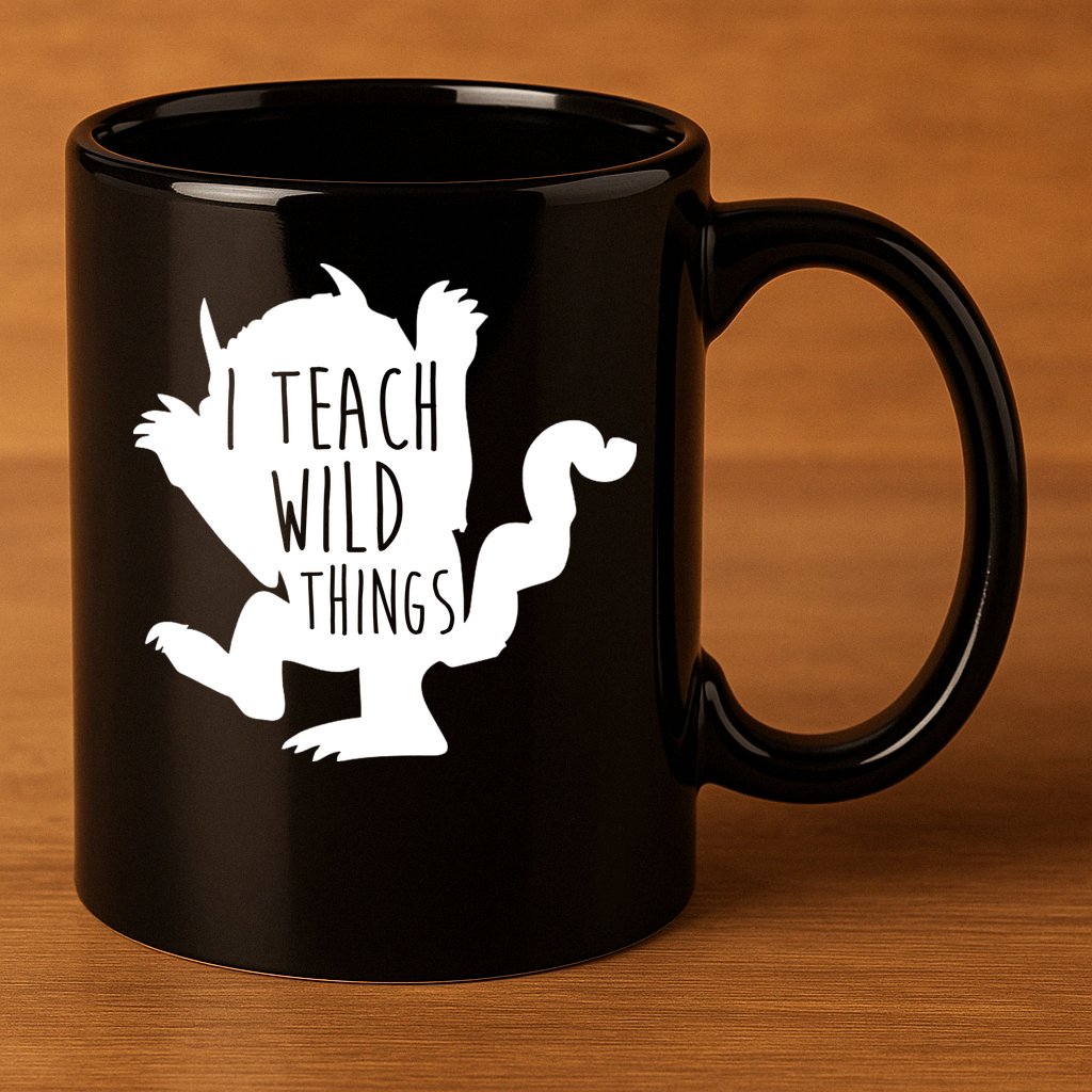 I Teach Wild Things 11oz C Handle Ceramic Mug