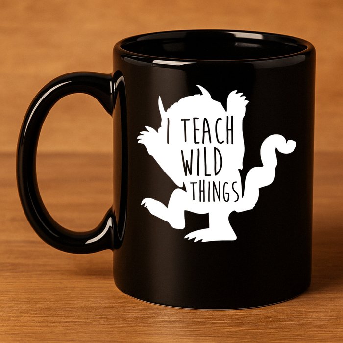 I Teach Wild Things 11oz C Handle Ceramic Mug