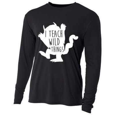 I Teach Wild Things Cooling Performance Long Sleeve Crew