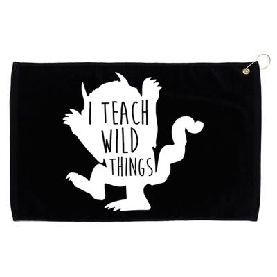 I Teach Wild Things Grommeted Golf Towel