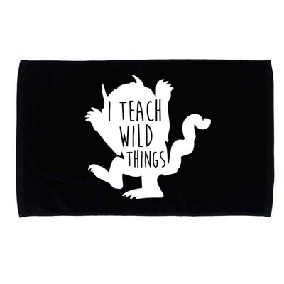 I Teach Wild Things Microfiber Hand Towel