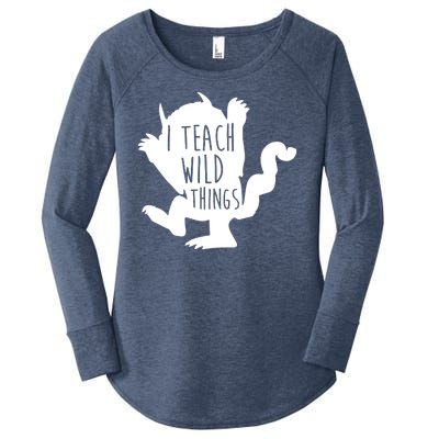 I Teach Wild Things Women's Perfect Tri Tunic Long Sleeve Shirt