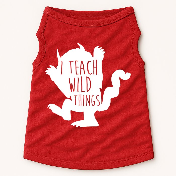 I Teach Wild Things Doggie Tank