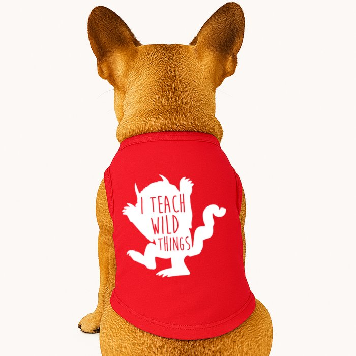 I Teach Wild Things Doggie Tank