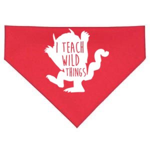 I Teach Wild Things USA-Made Doggie Bandana