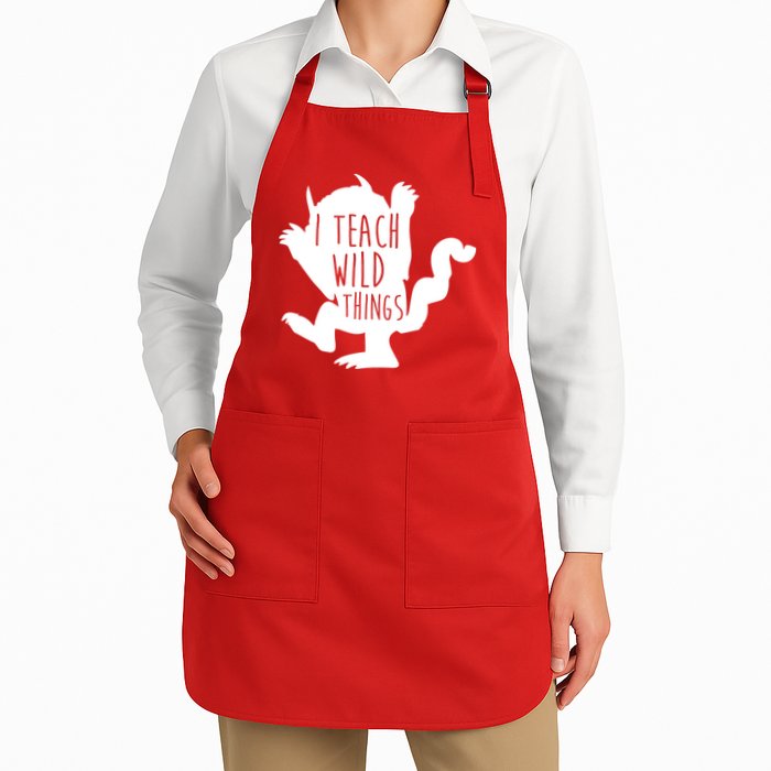 I Teach Wild Things Apron