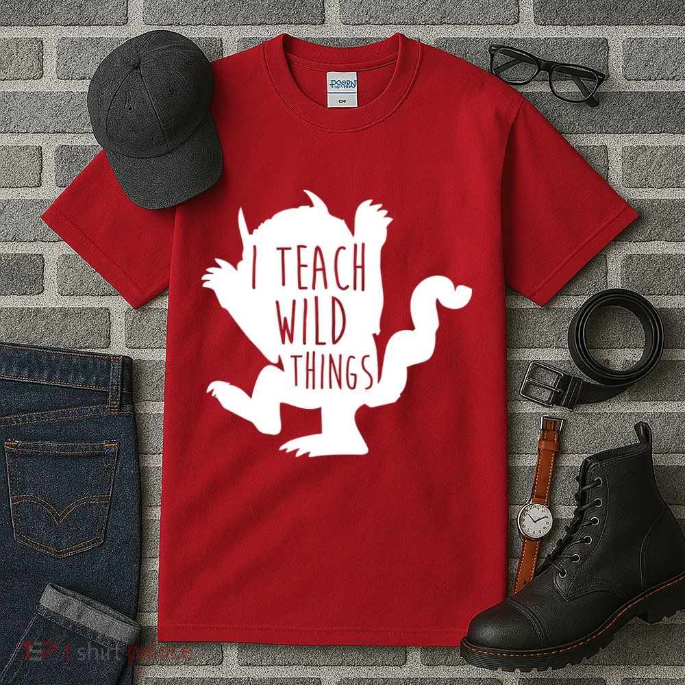 I Teach Wild Things Tall T-Shirt