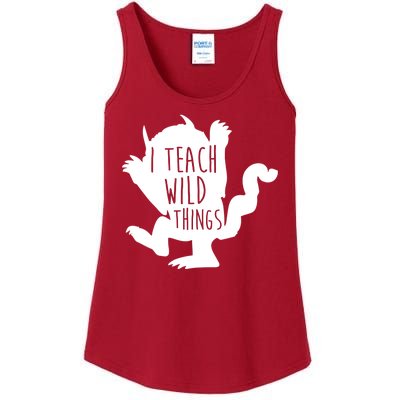 I Teach Wild Things Ladies Essential Tank