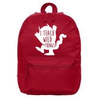 I Teach Wild Things 16 in Basic Backpack