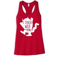 I Teach Wild Things Women's Racerback Tank