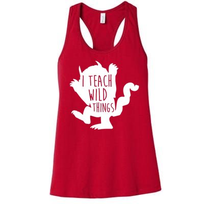 I Teach Wild Things Women's Racerback Tank