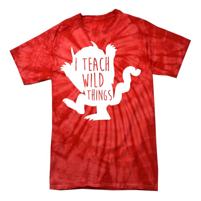 I Teach Wild Things Tie-Dye T-Shirt