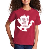 I Teach Wild Things Kids T-Shirt